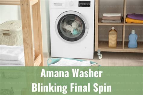 Amana Washer Blinking Final Spin (How to Fix)